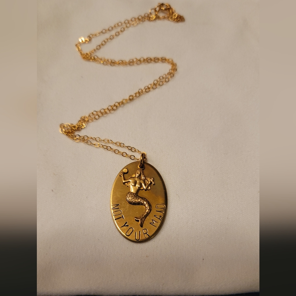 Not Your Maid Mermaid Necklace